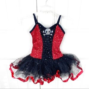 Weissman Pirate Tutu Sequin Dance Costume Dress